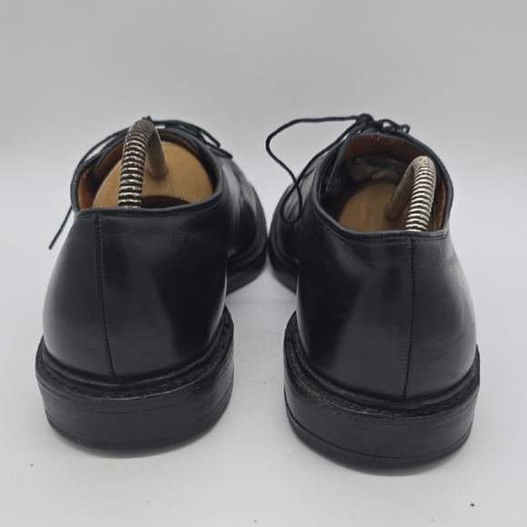 Allen Edmonds Black Leather Split-Toe Derby main image 4